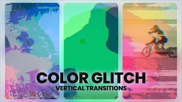 Videohive Color Glitch Transitions