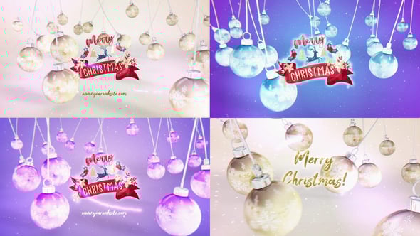 Videohive Elegant Baubles Swing