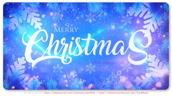 Videohive Emotional Christmas Slideshow
