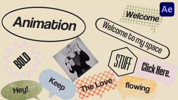 Videohive Gravity Drops Typography Unveil