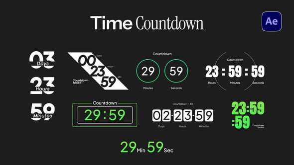 Videohive Time Countdown