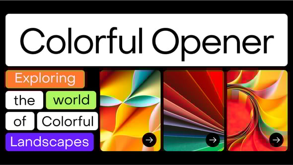 Videohive Colorful Opener 55777093