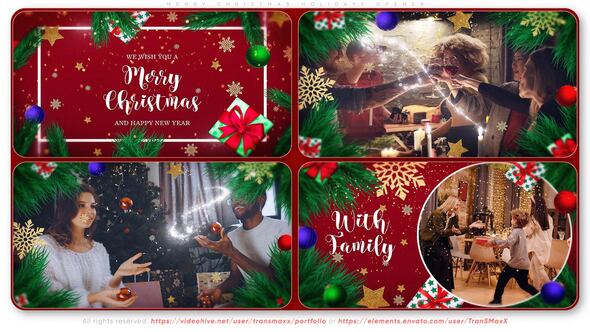 Videohive Merry Christmas Holidays Opener