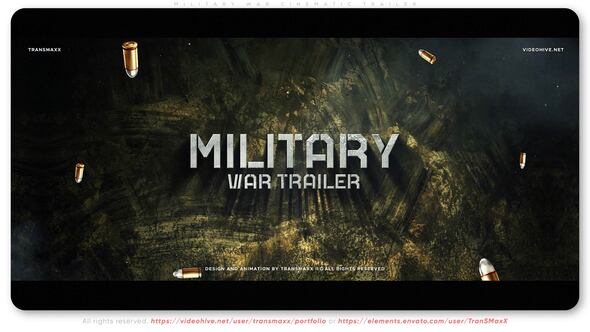 Videohive Military War Cinematic Trailer