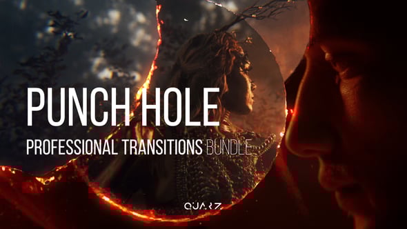 Videohive Punch Hole Transitions for After Effects