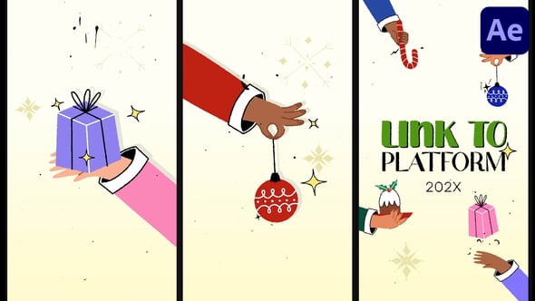 Videohive New Year Things Typography Stories for After Effects
