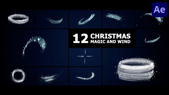 Videohive Christmas Snow Swirls | After Effects