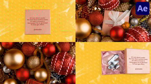 Videohive Christmas Gift Hand Made Logo | After Effects