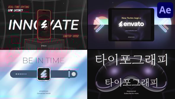 Videohive Devices Typography for After Effects 55782574