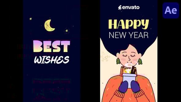Videohive Christmas Mood Logo Stories for After Effects