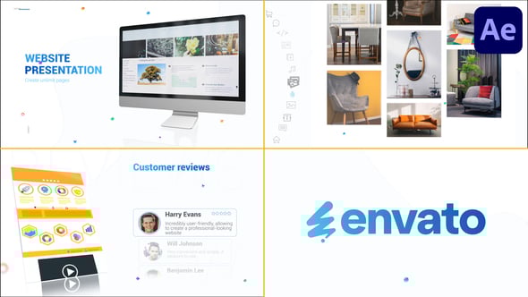 Videohive Web Constructor for After Effects