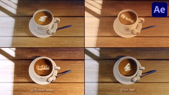 Videohive Coffee Logo Reveal for After Effects 55654321