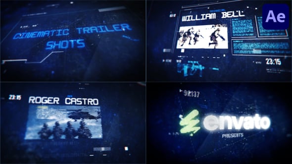 Videohive Cinematic Trailer Shots for After Effects 55694046
