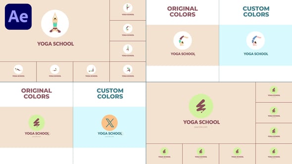 Videohive Yoga School Logo Reveal for After Effects 55944942
