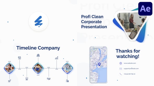 Videohive Profi Clean Corporate Presentation for After Effects 55731982