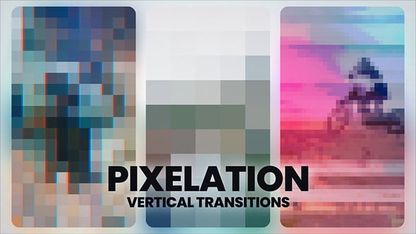Videohive Pixelation Transitions 55865678