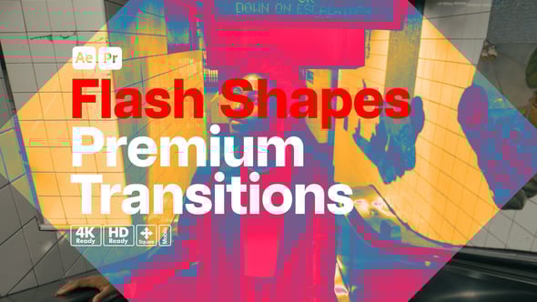 Videohive Premium Transitions Flash Shapes