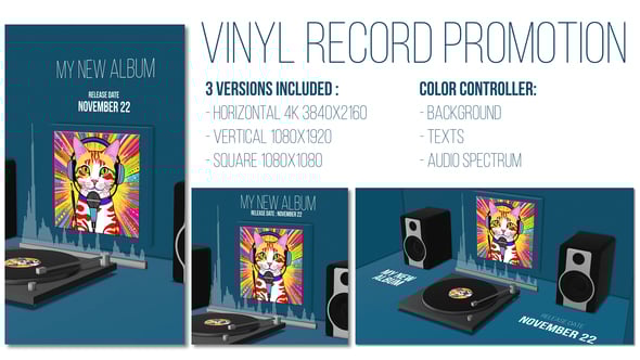 Videohive Vinyl Record Promotion