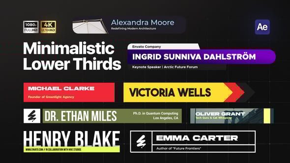 Videohive Lower Thirds 55826419
