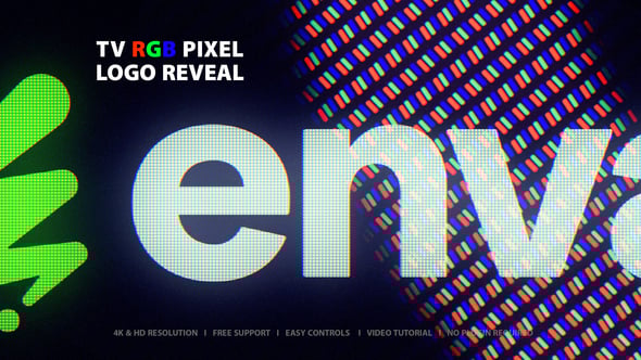 Videohive RGB_Pixel Logo Reveal