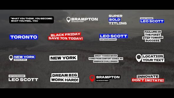 Videohive Titles For Everything | AE