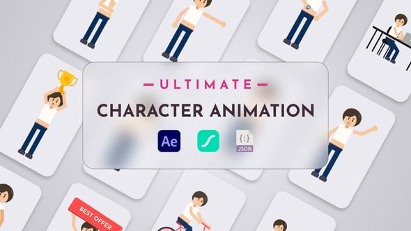 Videohive Ultimate Character Animation Pack Vol.2