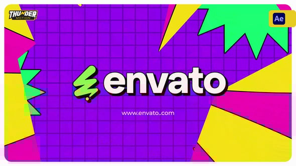 Videohive Comical Burst Logo Reveal