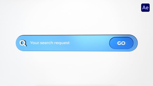 Videohive 3D Search Logo Intro