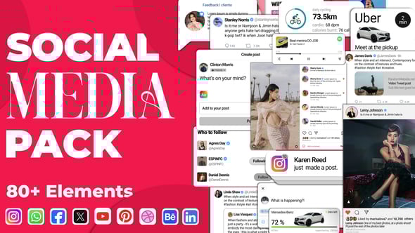 Videohive Social Media Pack 55874489