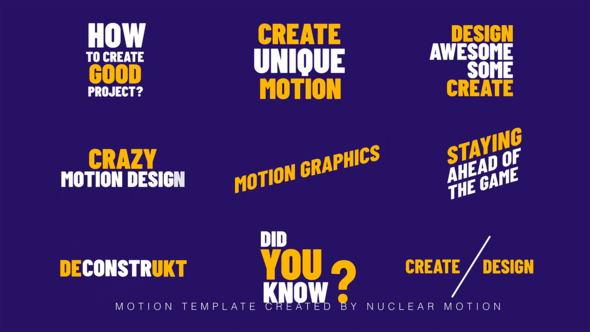 Videohive Text Animation 55657625