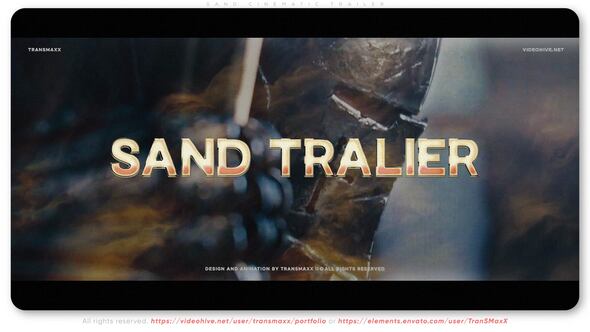 Videohive Sand Cinematic Trailer