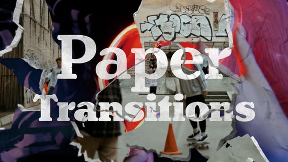 Videohive Paper Transitions 55674678
