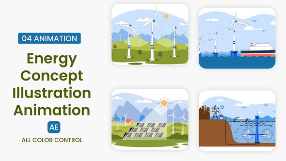 Videohive Energy Concept Illustration Scene