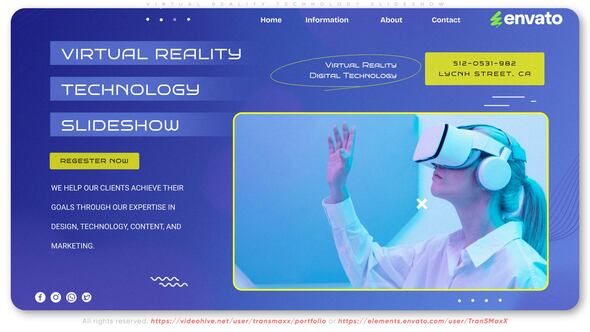 Videohive Virtual Reality Technology Slideshow