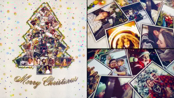 Videohive Christmas Photo Slideshow 55814208
