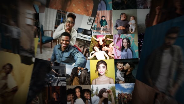 Videohive Folding Photo Logo Reveal
