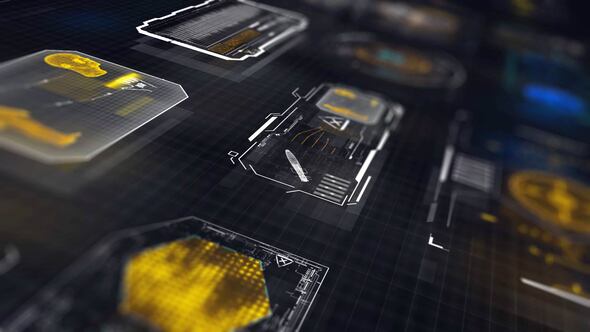 Videohive Big Digital Hud Pack