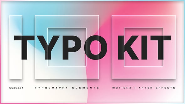 Videohive Typo Kit | After Effects