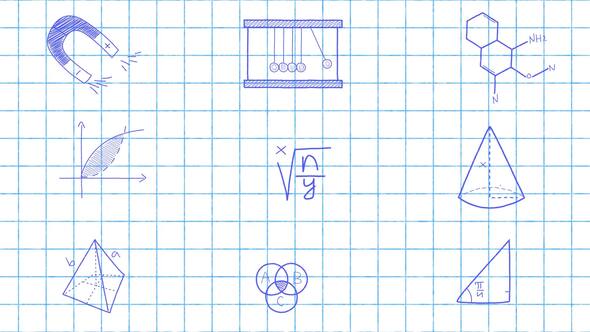 Videohive Hand Drawn Education Elements