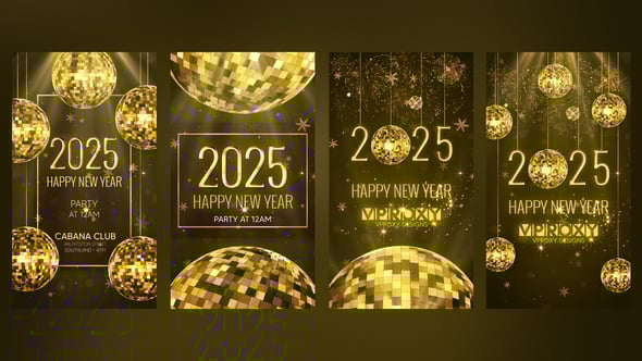 Videohive Happy New Year Instagram Stories 55907551