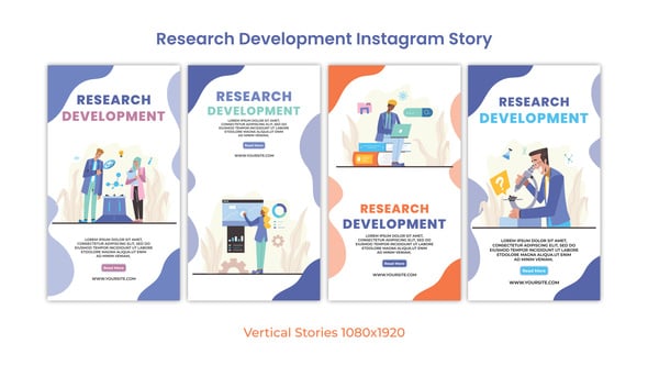 Videohive Research Development Instagram Story