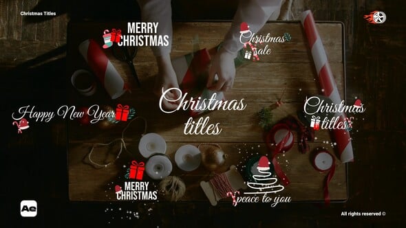 Videohive Christmas Titles 55988478
