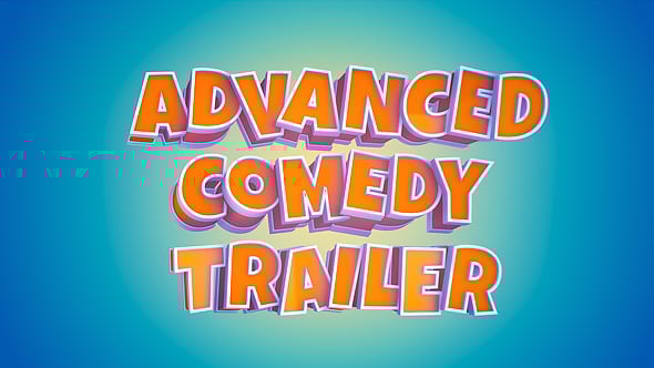 Videohive Advanced Comedy Trailer | 3D Titles