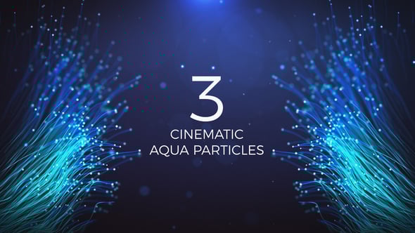 Videohive Cinematic Aqua Particles 3