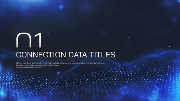 Videohive Connection Data Titles