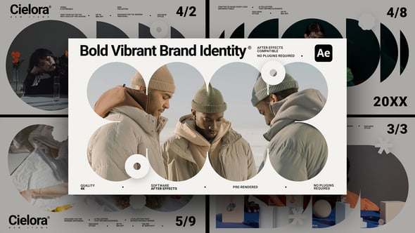 Videohive Bold Vibrant Brand Identity for After Effects
