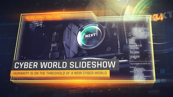 Videohive Cyber World Slideshow