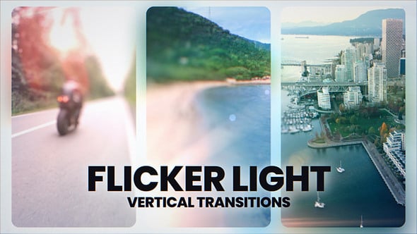 Videohive Flicker Light Transitions