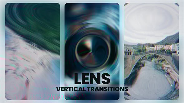 Videohive Lens Vertical Transitions