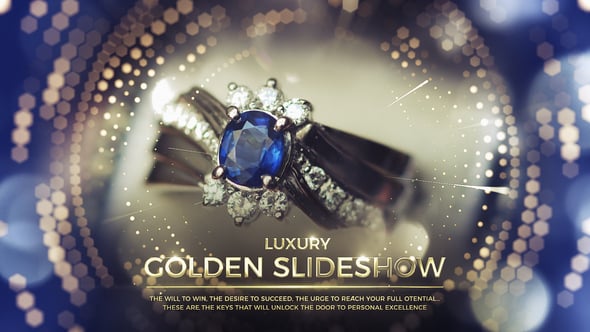 Videohive Luxury Golden Slideshow